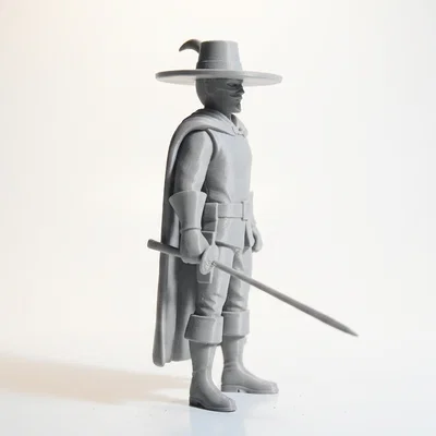 Mô hình 3D Zorro - Tượng sưu tầm phong cách điện ảnh