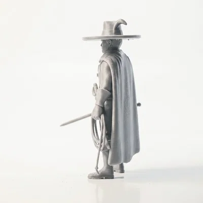 Mô hình 3D Zorro - Tượng sưu tầm phong cách điện ảnh