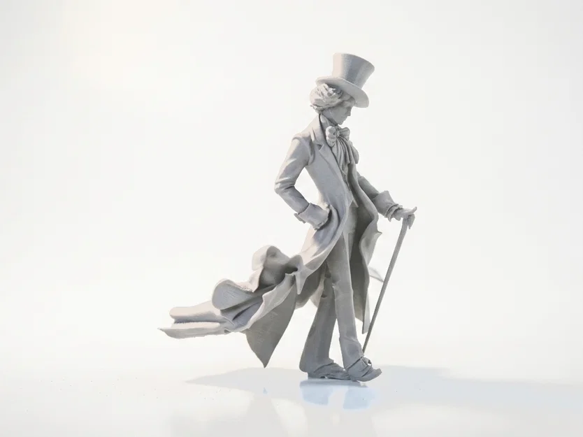 Mô Hình 3D Quý Ông Victoria - Nhân Vật Điện Ảnh - Image 2