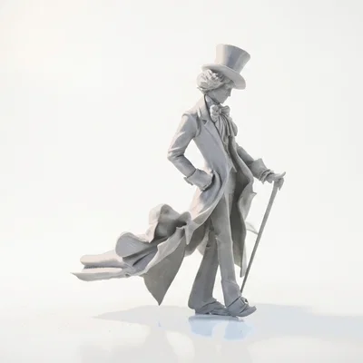 Mô Hình 3D Quý Ông Victoria - Nhân Vật Điện Ảnh