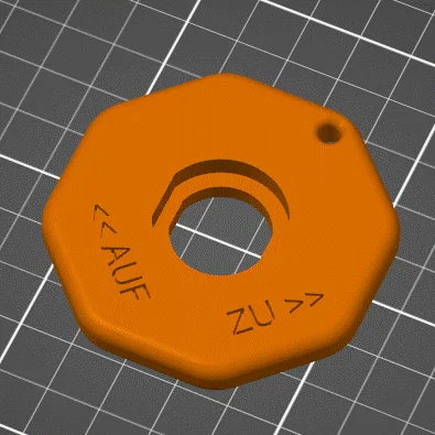 Dụng cụ tháo lắp đầu lọc vòi nước 23mm (Perlatorschlüssel) 3D