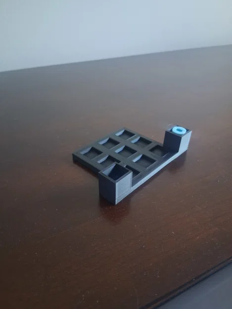 Bộ trò chơi cờ ca-rô (Travel Tic Tac Toe) in 3D siêu nhỏ gọn - Image 2