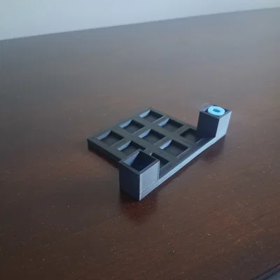 Bộ trò chơi cờ ca-rô (Travel Tic Tac Toe) in 3D siêu nhỏ gọn