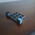 Bộ trò chơi cờ ca-rô (Travel Tic Tac Toe) in 3D siêu nhỏ gọn - Thumbnail 3