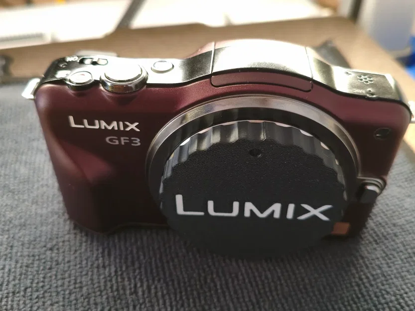 Nắp đậy thân máy Micro Four Thirds (Body Cap) in 3D cho Lumix - Image 1