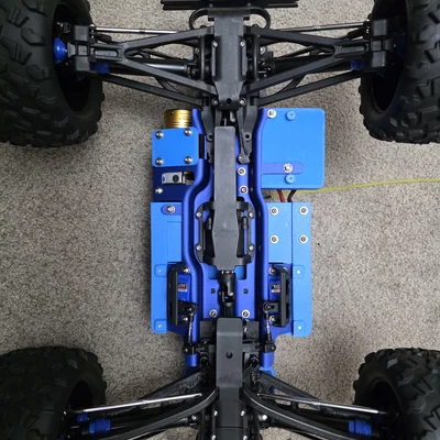 Khay gắn ESC cho Traxxas Revo 3.3 độ 4S (Model 260111a)