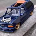 Mô hình xe 2 Door Tahoe độ hạ gầm siêu chất cho người đam mê 3D - Thumbnail 1
