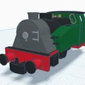 Mô hình đầu máy hơi nước TT9 gauge 0-4-0t in 3D tỉ lệ chuẩn - Thumbnail 1