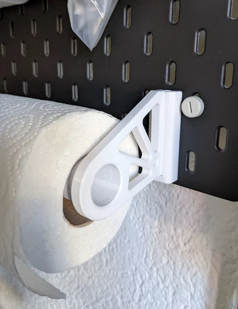 Giá treo cuộn giấy nhà bếp (tương thích IKEA Skadis) - Image 1