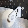 Giá treo cuộn giấy nhà bếp (tương thích IKEA Skadis) - Thumbnail 1