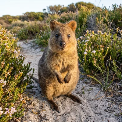 Mô hình 3D Australian Quokka dễ thương để bàn trang trí