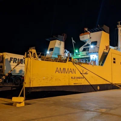 Mô hình tàu phà MV Amman (Arab Bridge Maritime) để in 3D