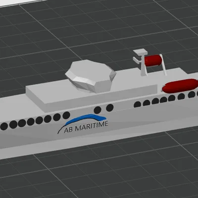 Mô hình tàu phà MV Amman (Arab Bridge Maritime) để in 3D