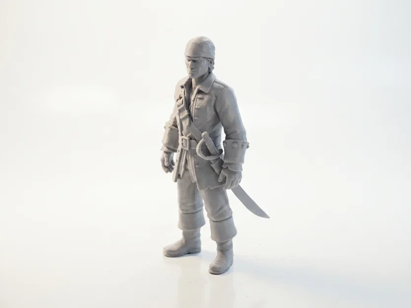 Mô hình 3D Will Turner Pirate Figurine in ấn được - Image 1