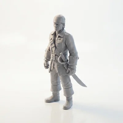Mô hình 3D Will Turner Pirate Figurine in ấn được