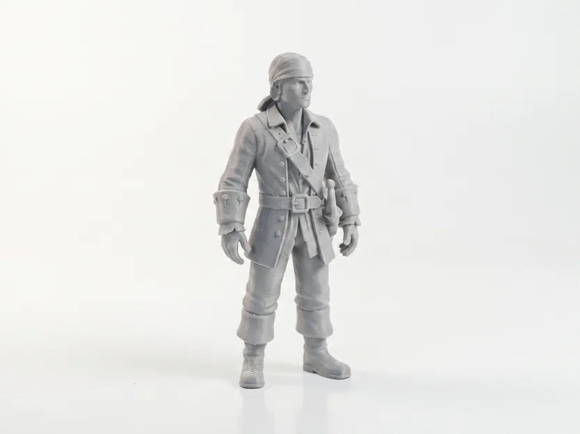 Mô hình 3D Will Turner Pirate Figurine in ấn được - Image 2