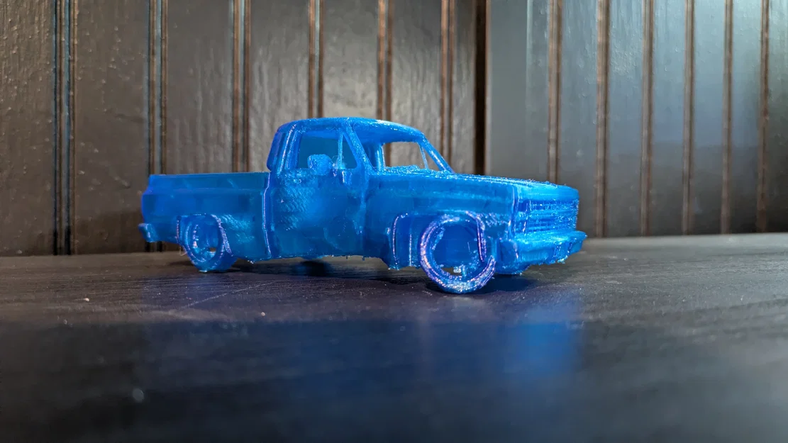 Mô hình in 3D xe bán tải cổ điển 1973 Chevy Square Body - Image 3