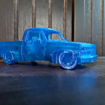 Mô hình in 3D xe bán tải cổ điển 1973 Chevy Square Body