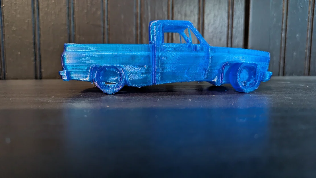 Mô hình in 3D xe bán tải cổ điển 1973 Chevy Square Body - Image 8