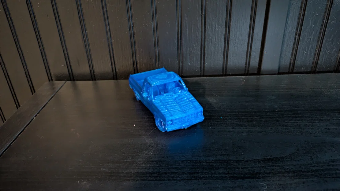 Mô hình in 3D xe bán tải cổ điển 1973 Chevy Square Body - Image 9