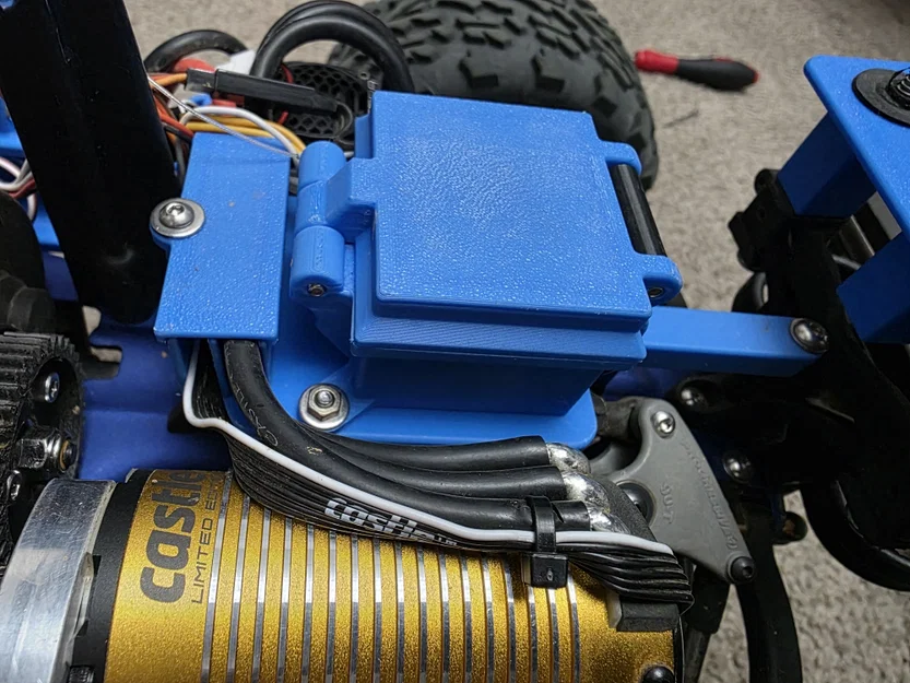 Khay gắn Receiver cho Traxxas Revo 3.3 - Bộ 3 món (ceb 04 Revo) - Image 1