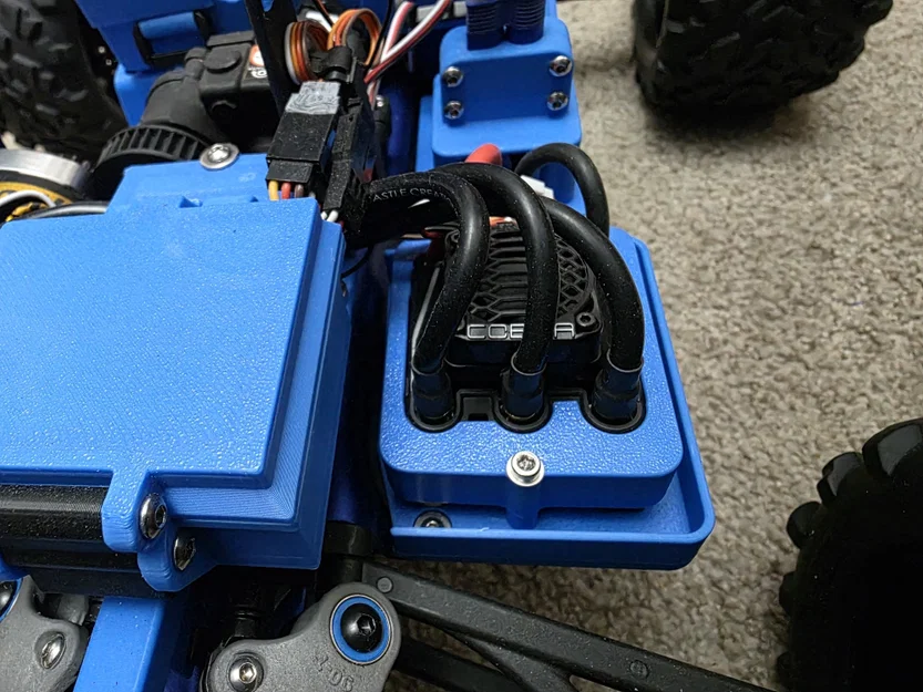 Nắp trên ESC Cobra8 cho Traxxas Revo 3.3 (Dự án chuyển đổi ceb 07 Revo) - Image 2