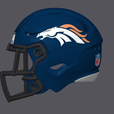 Mũ bảo hiểm bóng bầu dục Denver Broncos - Speed Flex