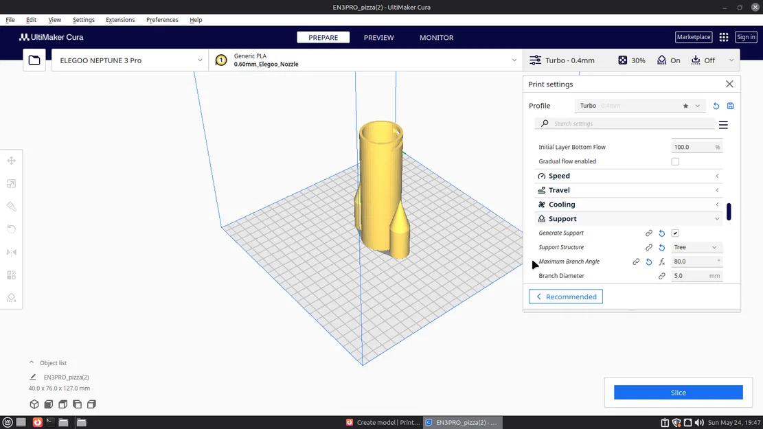 Mô hình ống heo tiết kiệm hình tên lửa (Rocket Ship Piggy Bank) in 3D - Image 2