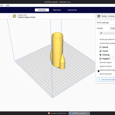 Mô hình ống heo tiết kiệm hình tên lửa (Rocket Ship Piggy Bank) in 3D