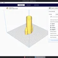 Mô hình ống heo tiết kiệm hình tên lửa (Rocket Ship Piggy Bank) in 3D - Thumbnail 3