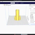 Mô hình ống heo tiết kiệm hình tên lửa (Rocket Ship Piggy Bank) in 3D - Thumbnail 4