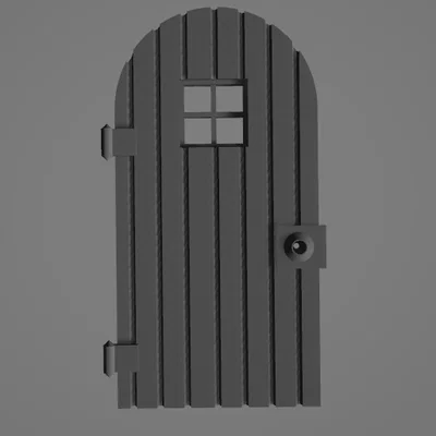 Mô hình cánh cửa cổ tích Fairy Door in 3D tinh xảo