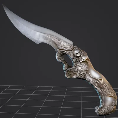 Dagger of Death's Flowers - Mô hình dao từ Resident Evil Village