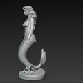Mô hình 3D nàng tiên cá (Mermaid Statue) nghệ thuật tinh xảo - Thumbnail 5