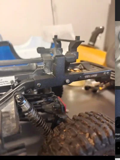 Bộ cố định trụ đỡ thân xe (Body Mount) cho Traxxas TRX-4 - Image 1