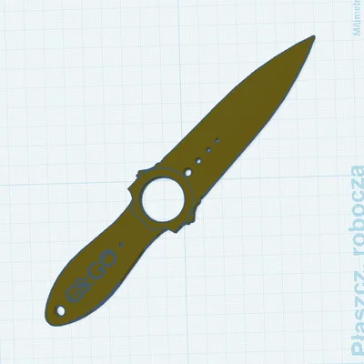 Mô hình 3D Skeleton Knife CS2 xoay spinner cực chất