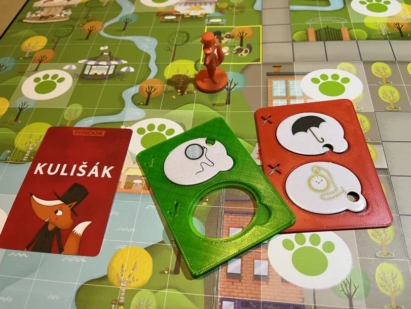 Khay đựng thẻ chứng cứ cho game Outfoxed! / Kulišák - Image 1