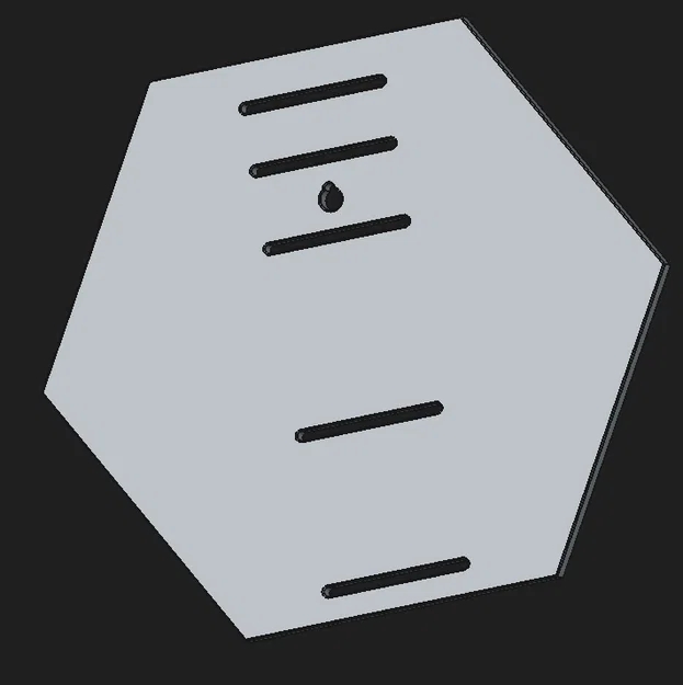 Khung treo huy chương 3D thiết kế hình lục giác (Medal Holder Hex) - Image 2