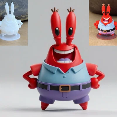 Chibi Mr Krabs (Sponge Bob) - Mô hình in 3D