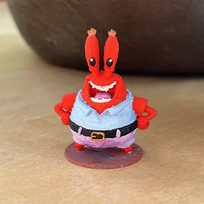Chibi Mr Krabs (Sponge Bob) - Mô hình in 3D