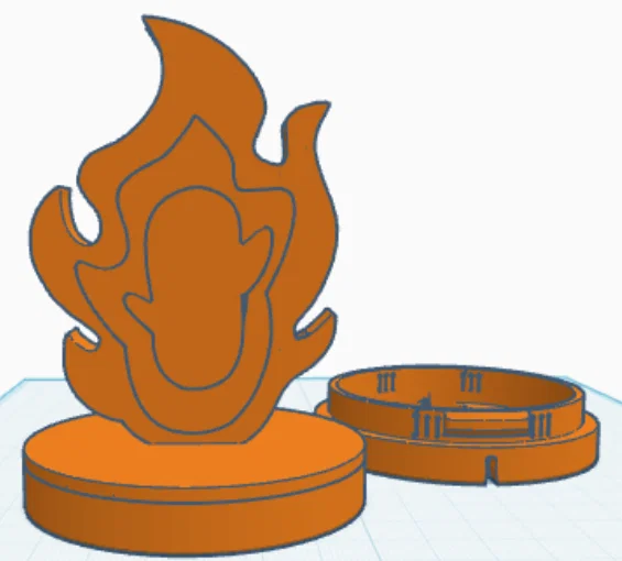 Mô hình đèn ngọn lửa Rengoku - Thiết kế 3D in 0% Infill cực đẹp - Image 1