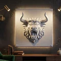 Phù điêu treo tường 3D Minotaur hình khối - Thumbnail 1