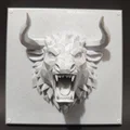 Phù điêu treo tường 3D Minotaur hình khối - Thumbnail 2