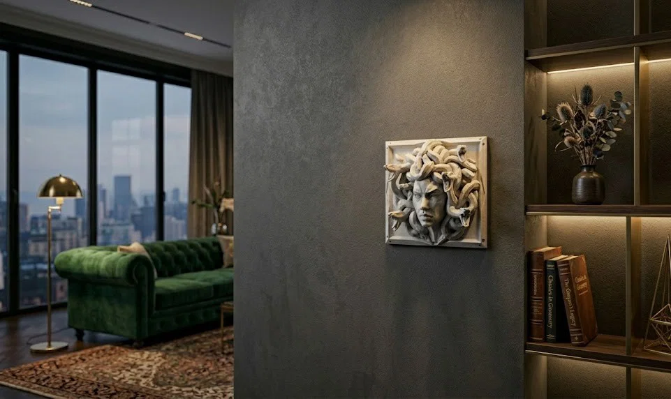 Phù điêu Tường Medusa Gorgon Cổ điển - Image 2