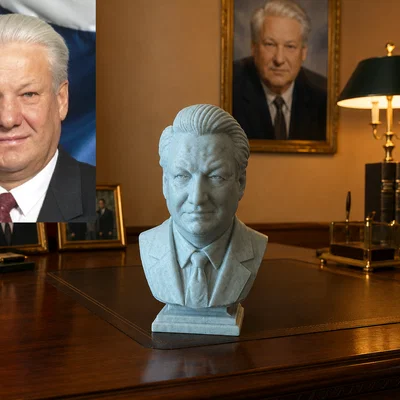 Tượng bán thân Boris Nikolayevich Yeltsin