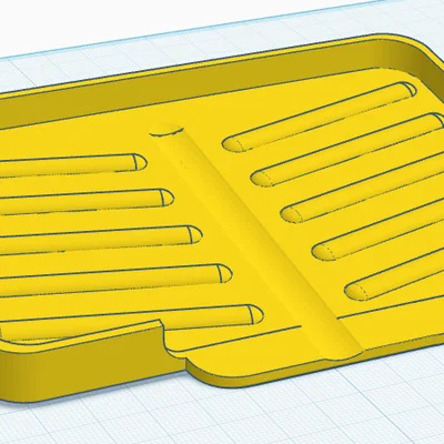 Khay làm khô miếng rửa chén 3D - Giải pháp giữ bếp khô thoáng
