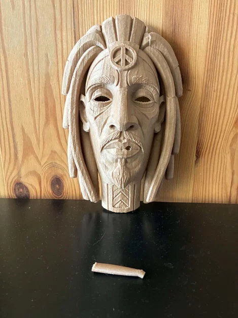Mặt nạ Bob Marley phong cách Tiki - Image 3
