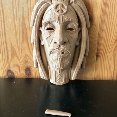 Mặt nạ Bob Marley phong cách Tiki