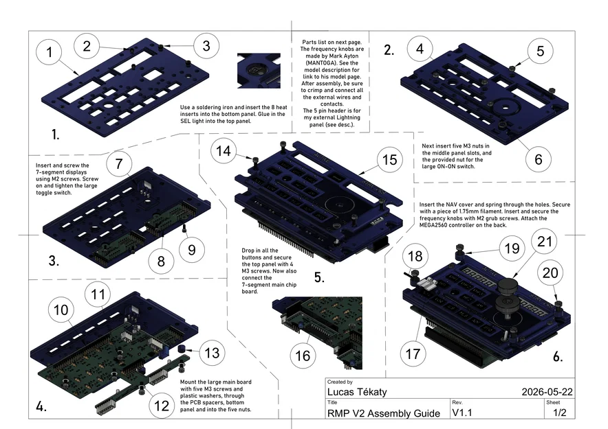 Airbus A320 Radio Management Panel [RMP] (Bản sao 1:1) - Image 10
