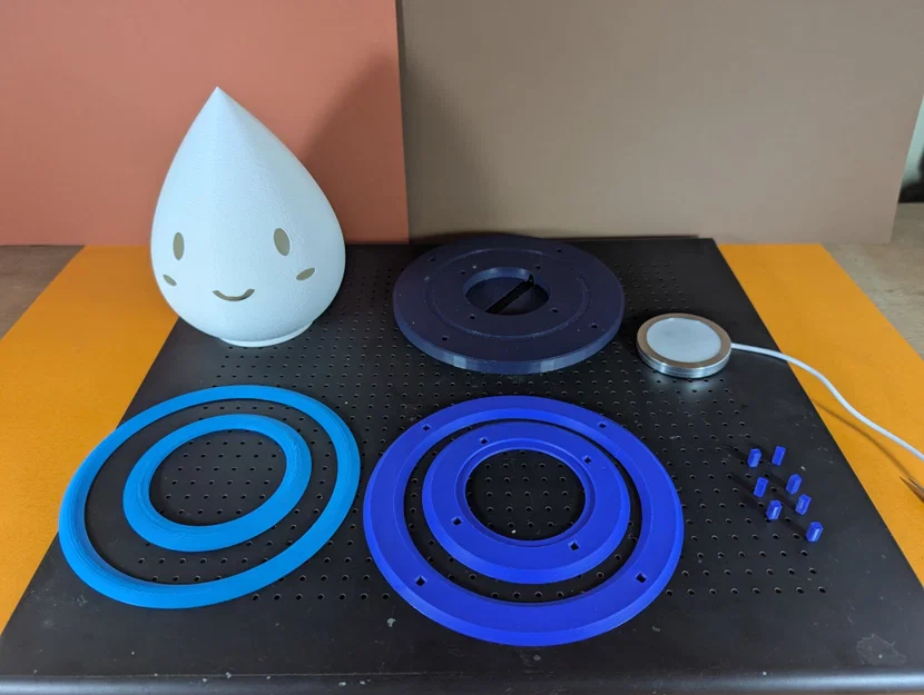 Mô hình đèn ngủ giọt nước Lumi Drop đáng yêu in 3D - Image 2